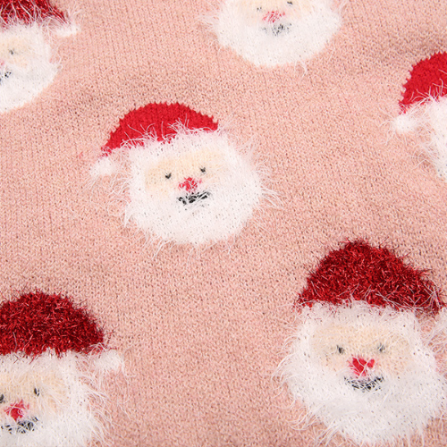 Fuzzy Santa Print