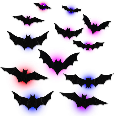 3D LED Bats Decorations