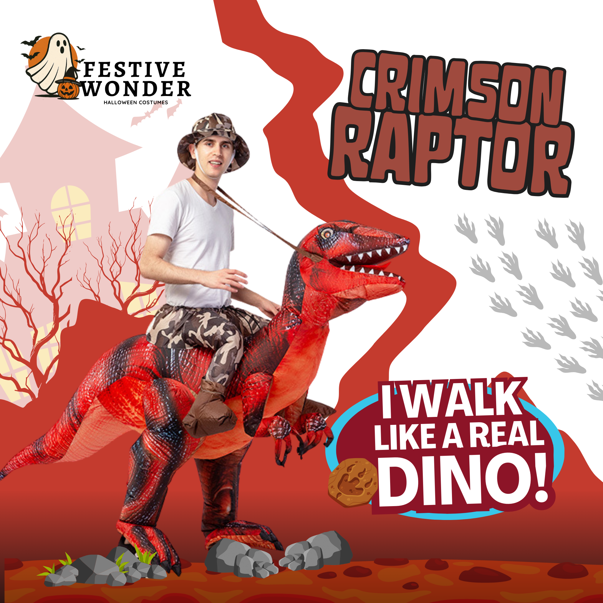 Inflatable Dinosaur Costume