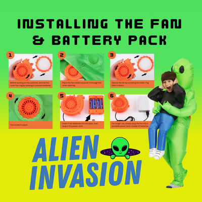 Inflatable Alien Abduction Costume