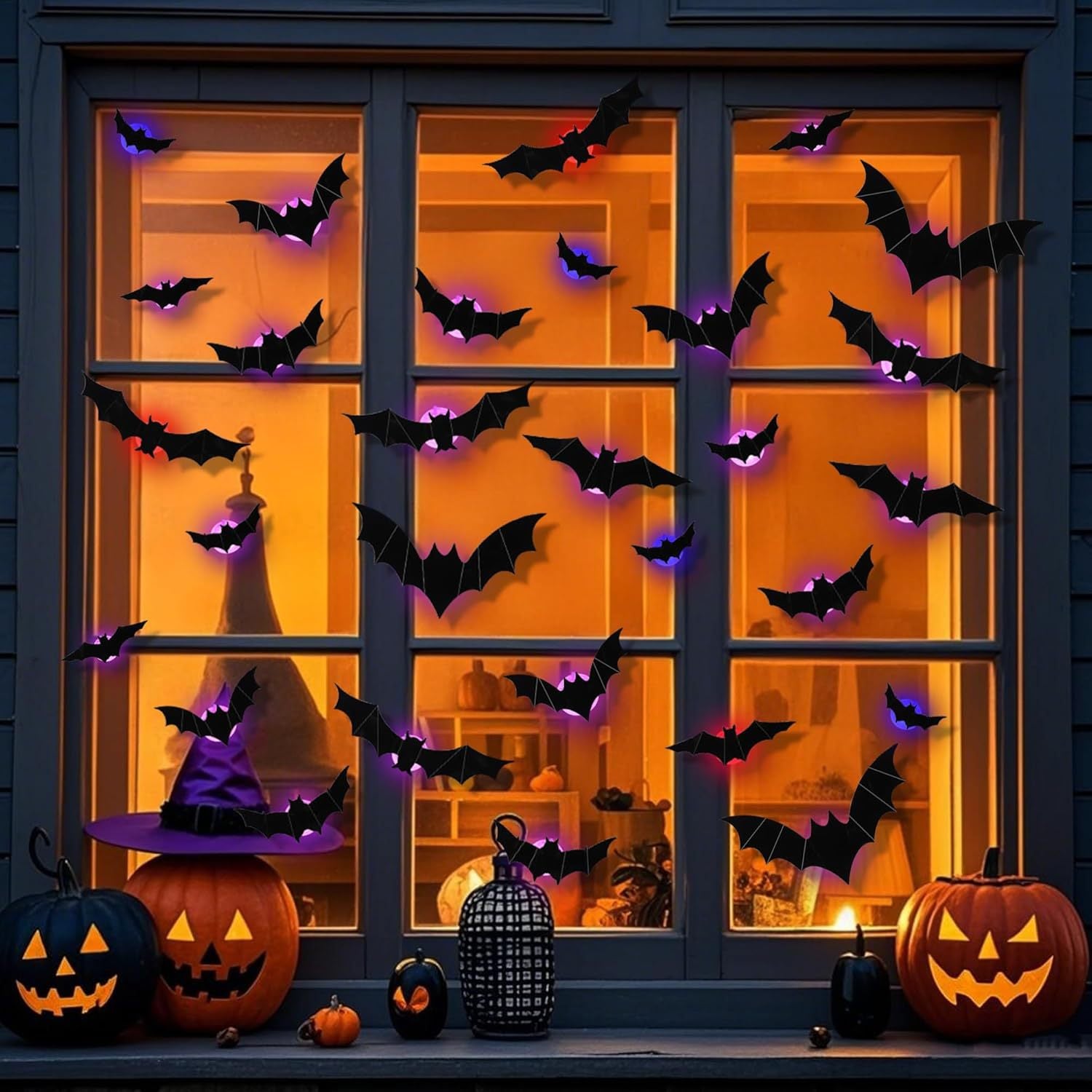 3D LED Bats Decorations