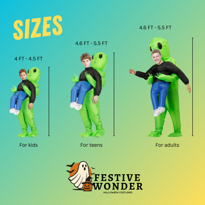 Inflatable Alien Abduction Costume