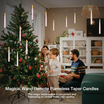 Floating Candles with Magic Wand Remote – Halloween Decorations