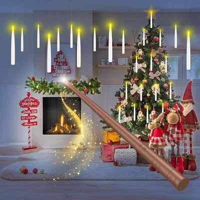 Floating Candles with Magic Wand Remote – Halloween Decorations