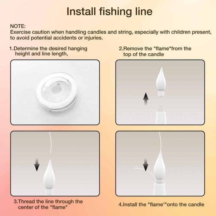Floating Candles with Magic Wand Remote – Halloween Decorations