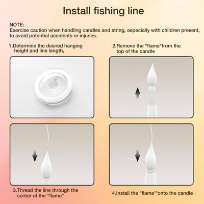Floating Candles with Magic Wand Remote – Halloween Decorations