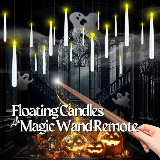 Floating Candles with Magic Wand Remote – Halloween Decorations